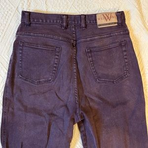 Vintage purple jeans